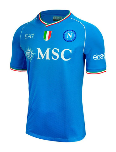 Camisa Napoli Home I 23/24 Kappa - Azul