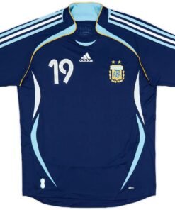 Camisa Retrô Argentina Away Copa do Mundo 2006 "Messi" N°.19