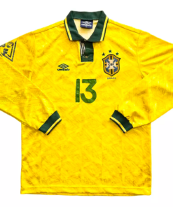 Camisa Retrô Umbro Brasil 1992/1993 Home Cafú