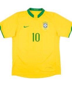 Camisa Retrô Nike Brasil 2006/2008 Home Ronaldinho