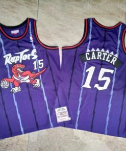 Regata NBA Toronto Raptors Retrô 1998-1999 Mitchell & Ness Authentic Carter 15 - Azul