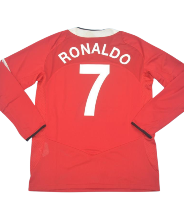 Camisa Manchester United Manga Longa 04/06 - Versão Retrô "Cristiano Ronaldo" Nº 7