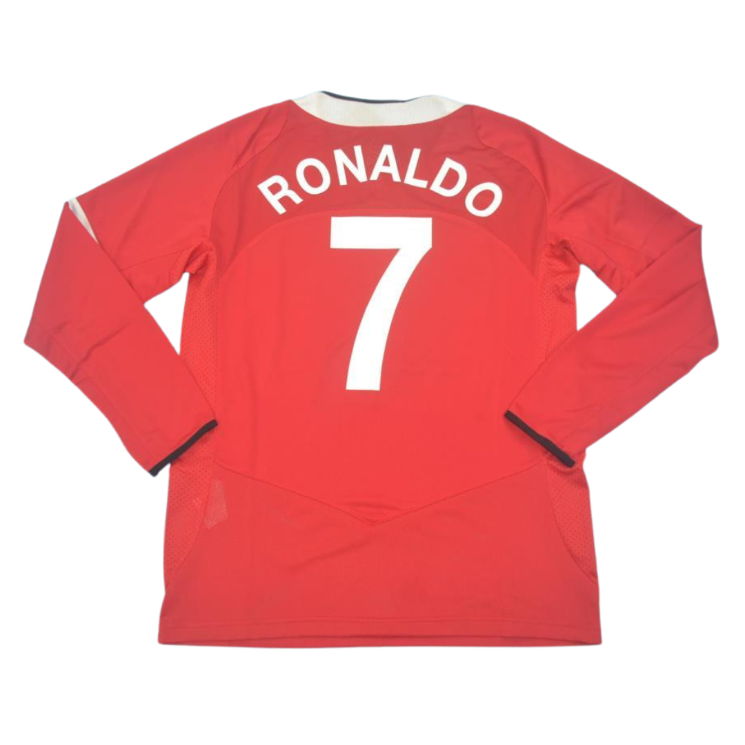 Camisa Manchester United Manga Longa 04/06 - Versão Retrô "Cristiano Ronaldo" Nº 7