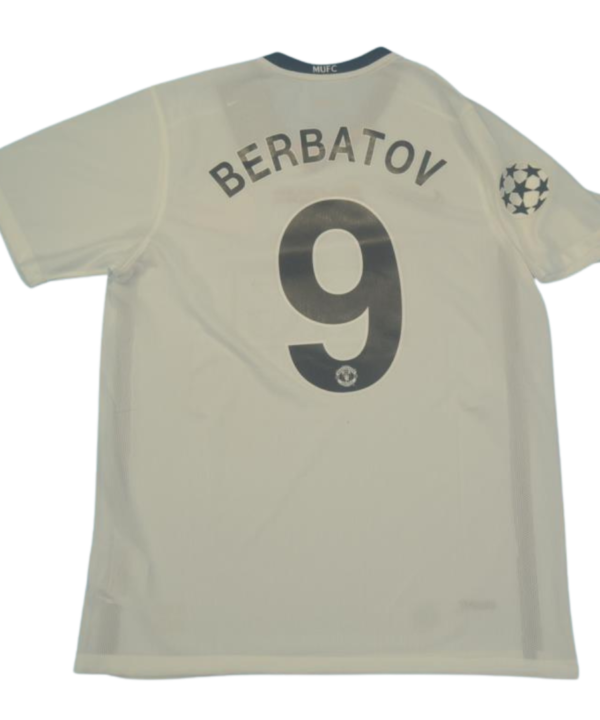 Camisa Manchester United UCL Final 08/09 - Versão Retrô "Berbatov" Nº 9