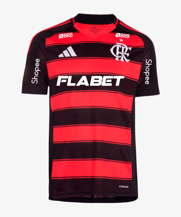 Camisa Adidas Flamengo 2025/26 I Com Patrocínios
