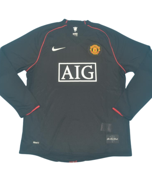 Camisa Manchester United Manga Longa 07/08 - Versão Retrô
