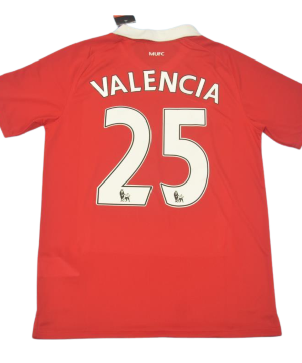 Camisa Manchester United Home 10/11 - Versão Retrô "Valencia" Nº 25