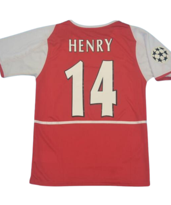 Camisa Arsenal Home 02/04 - Versão Retrô "Henry" Nº 14