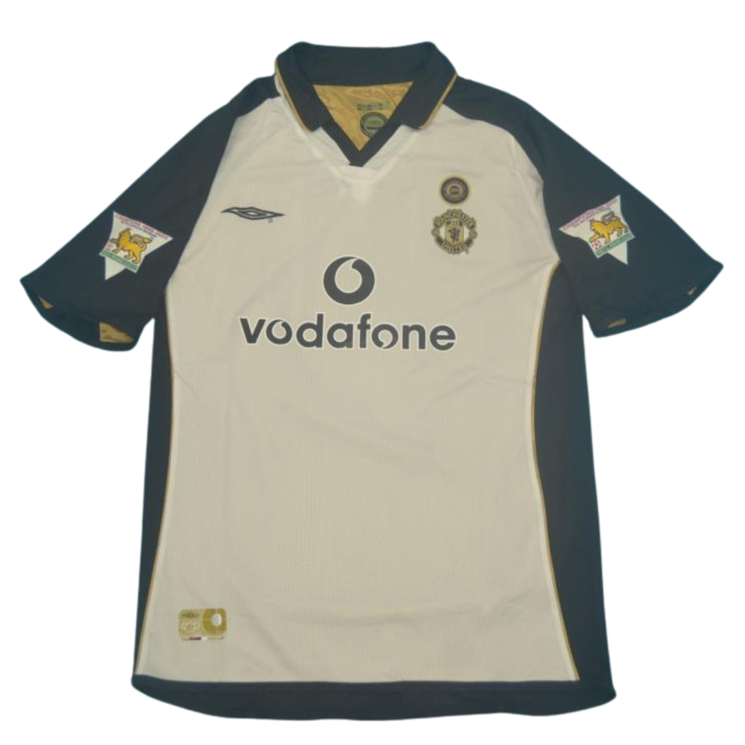 Camisa Manchester United Reservible Mode 00/01 - Versão Retrô "Beckham" Nº 7 - Imagem 4