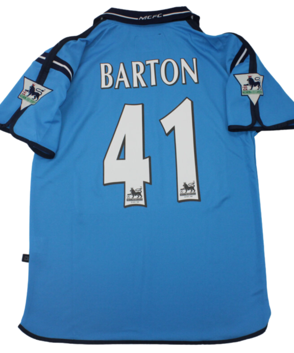 Camisa Manchester City Home 02/03 - Versão Retrô "Barton" Nº 41