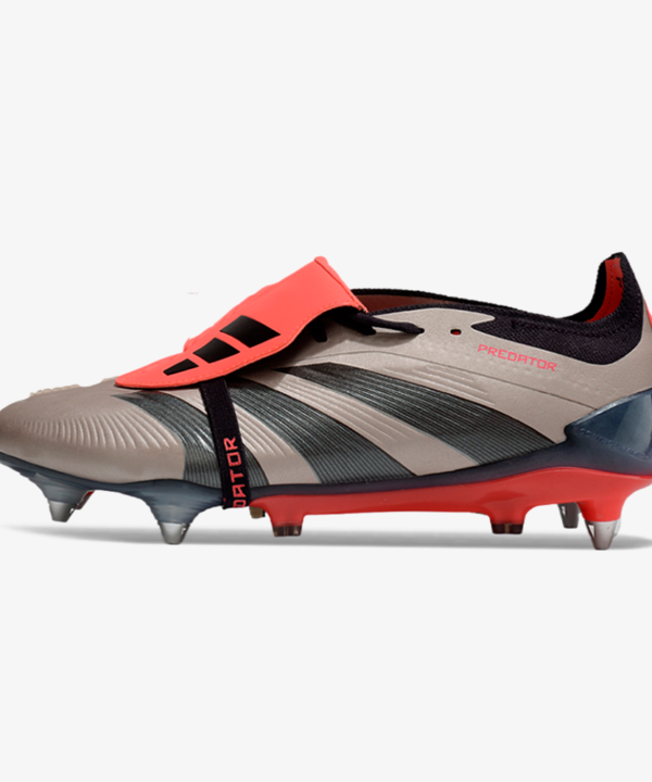 Adidas Predator Elite Fold-Over Tongue SG - Marrom, Laranja e Preta