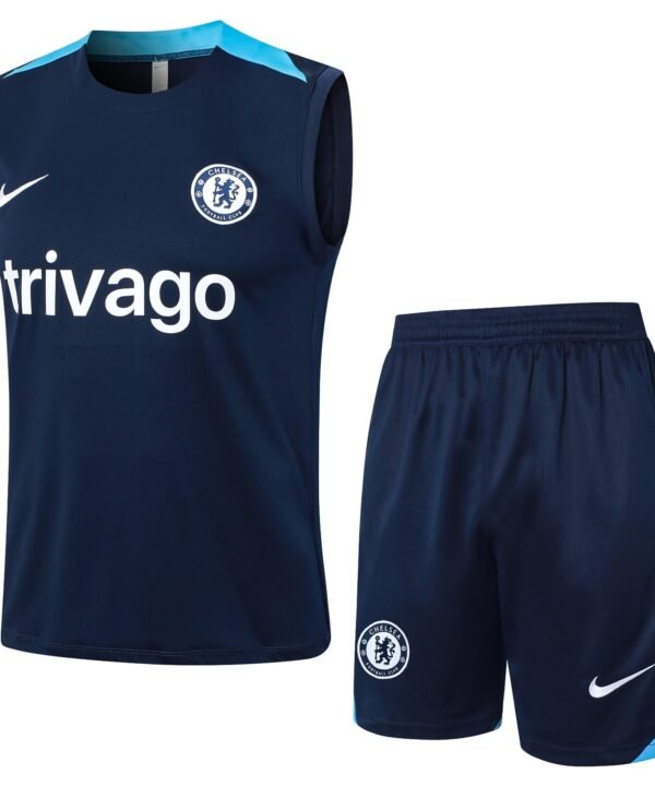 Conjunto Regata Chelsea 2024/25 - Azul Escuro