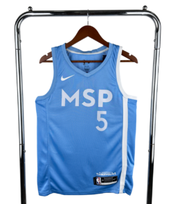 Regata NBA Minnesota Timberwolves Nike Authentic Edwards 5 - Azul