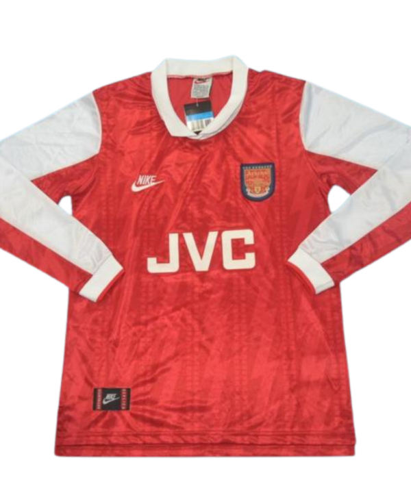 Camisa Arsenal Manga Longa Home 95/96 - Versão Retrô