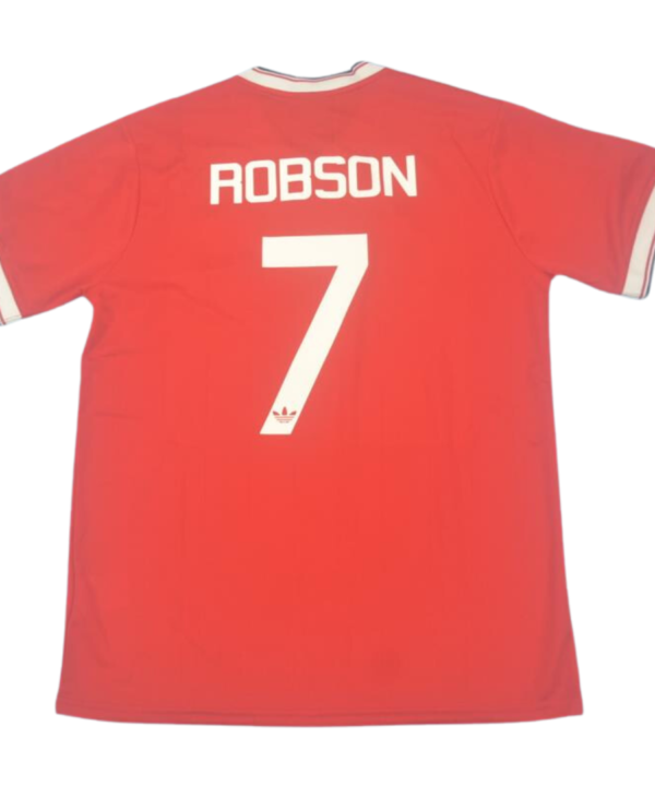 Camisa Manchester United Home 82/84 - Versão Retrô "Robson" Nº 7