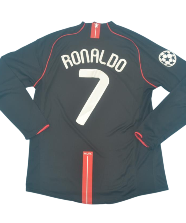 Camisa Manchester United Manga Longa 07/08 - Versão Retrô "Cristiano Ronaldo" Nº 7
