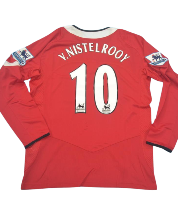 Camisa Manchester United Manga Longa 04/06 - Versão Retrô "V.Nistelrooy" Nº 10