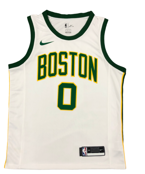 Regata NBA Boston Celtics Nike Authentic Tatum 0 - Branca