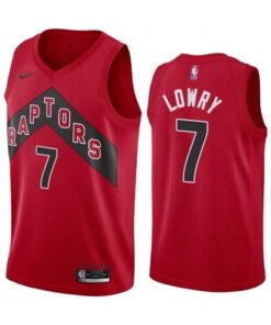Regata NBA Toronto Raptors Icon Edition 20/21 Nike Swingman Authentic Lowry 7 - Vermelha