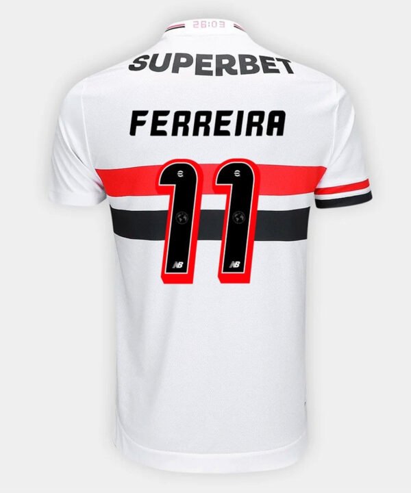 Camisa New Balance São Paulo 2025/26 I FERREIRA N° 11