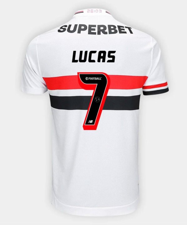 Camisa New Balance São Paulo 2025/26 I LUCAS N° 7