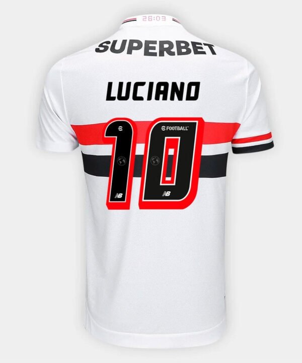 Camisa New Balance São Paulo 2025/26 I LUCIANO N° 10