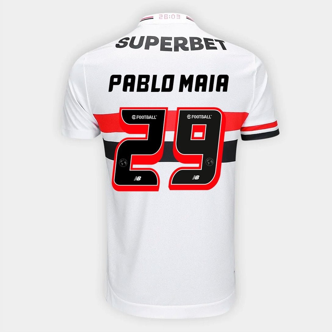 Camisa São Paulo 2025/26 I PABLO MAIA N° 29