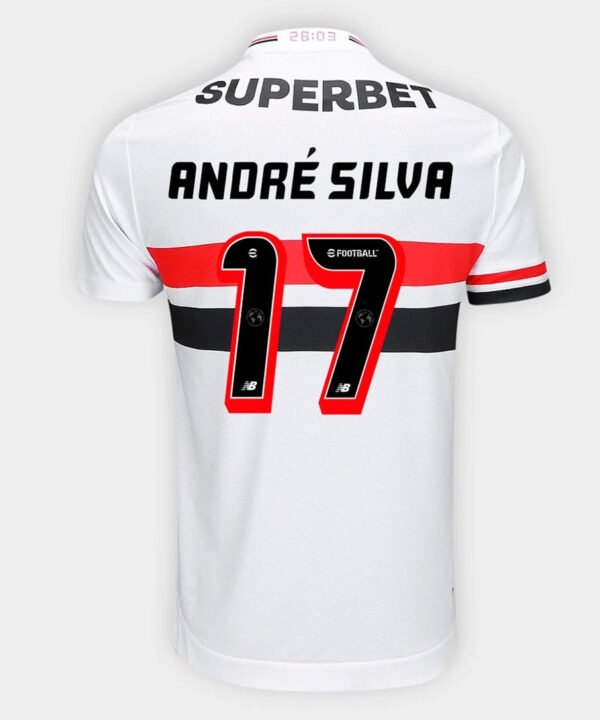 Camisa São Paulo 2025/26 I ADRÉ SILVA N° 17