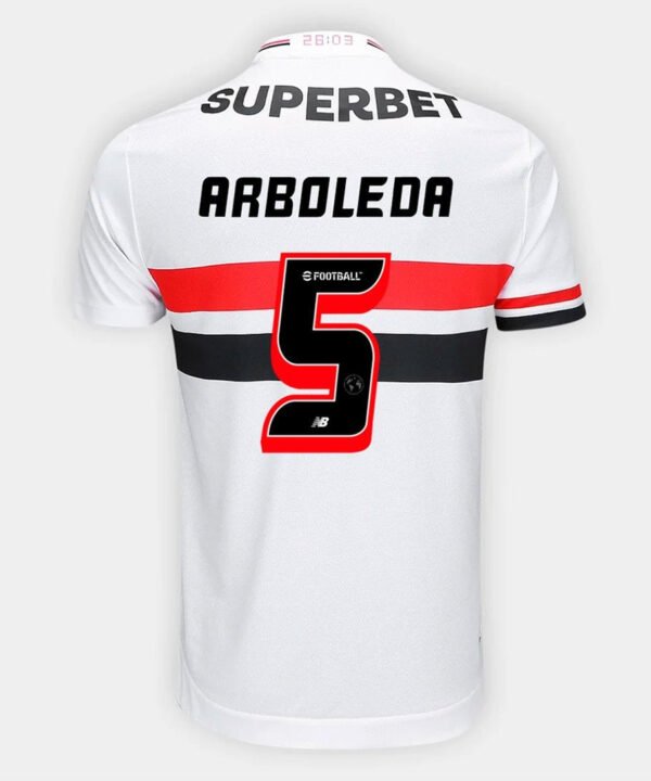 Camisa New Balance São Paulo 2025/26 I ARBOLEDA N° 5