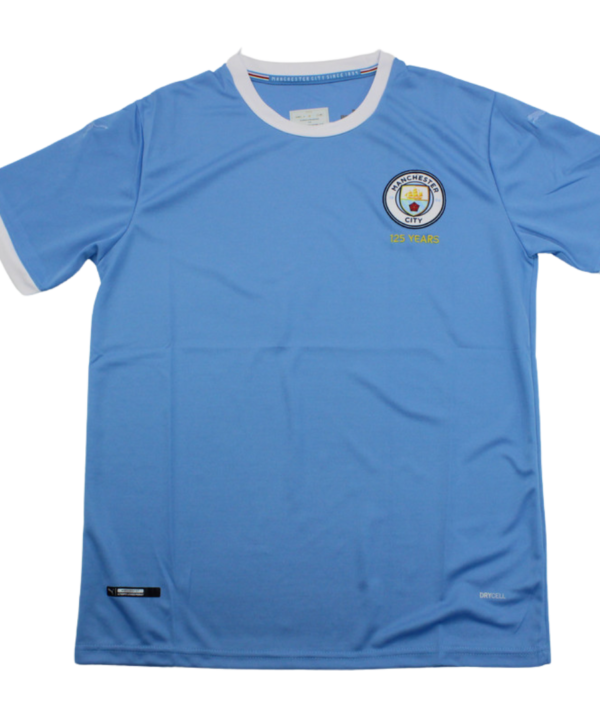 Camisa Manchester City 125 Anos 23/24 - Versão Retrô