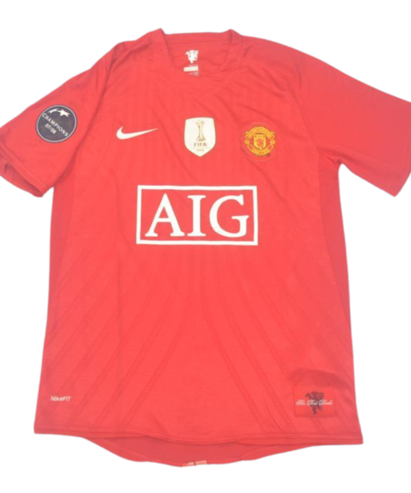 Camisa Manchester United Home 07/09 - Versão Retrô