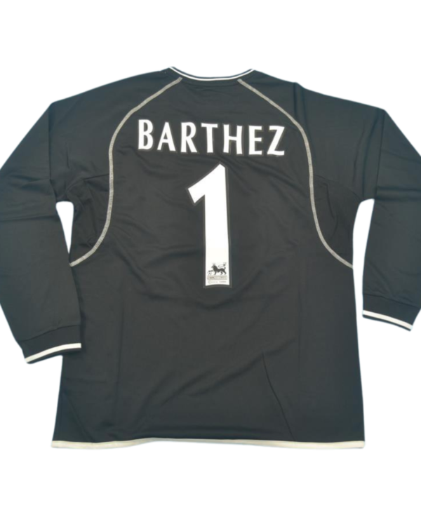 Camisa Manchester United Manga Longa 00/01 - Versão Retrô "Barthez" Nº 1
