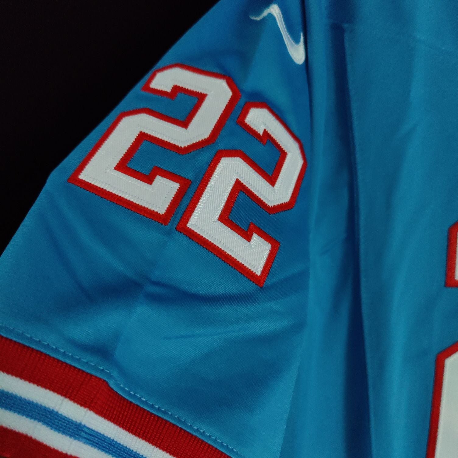 Camisa NFL Tennessee Titans Vapor F.U.S.E. Limited Jersey Azul Claro - Imagem 11