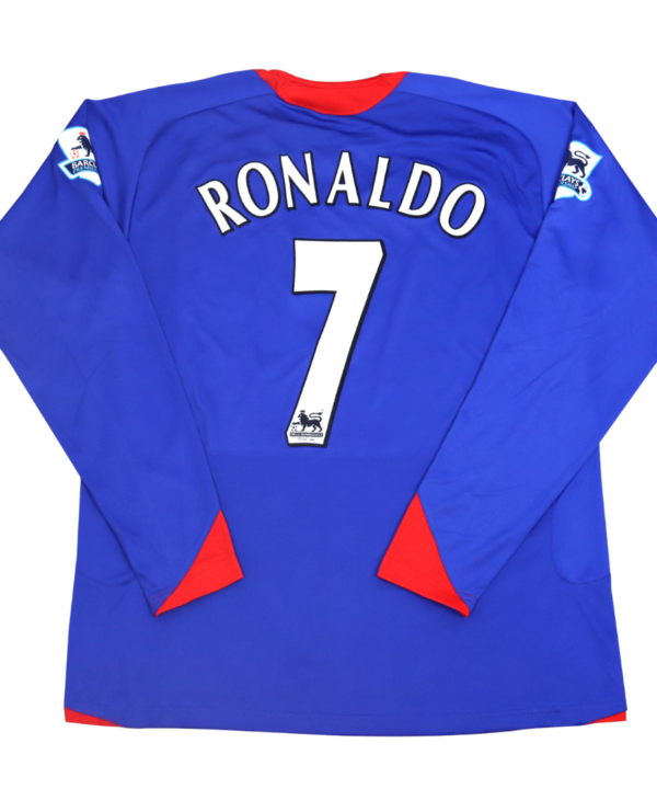 Camisa Manchester United Manga Longa 05/06 - Versão Retrô "Cristiano Ronaldo" Nº 7