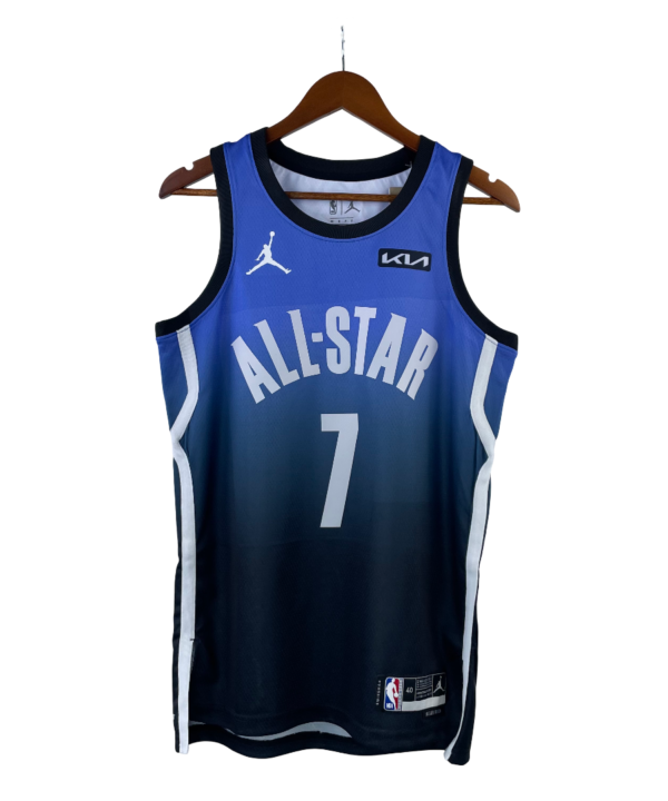 Regata NBA Boston Celtics All Star Jordan Authentic Brown 7 - Azul