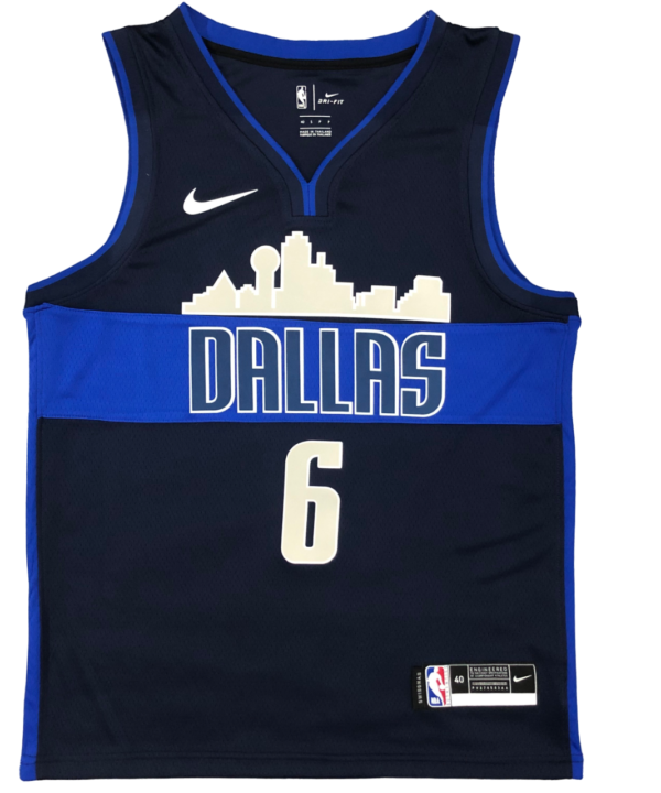 Regata NBA Dallas Mavericks Nike Authentic Porzingis 6 - Azul