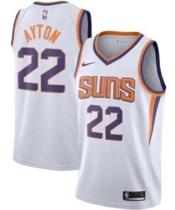 Regata NBA Phoenix Suns Nike Authentic Ayton 22 - Branca