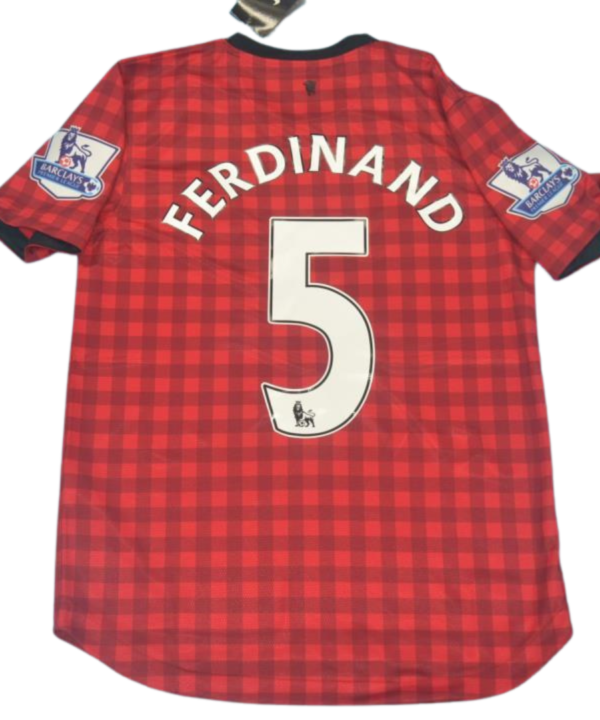 Camisa Manchester United Home 12/13 - Versão Retrô "Ferdinand" Nº 5