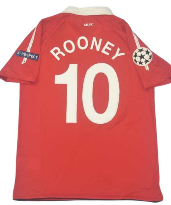Camisa Manchester United Home 10/11 - Versão Retrô "Rooney" Nº 10