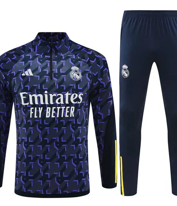 Conjunto Treino Real Madrid 23/24 - Roxo
