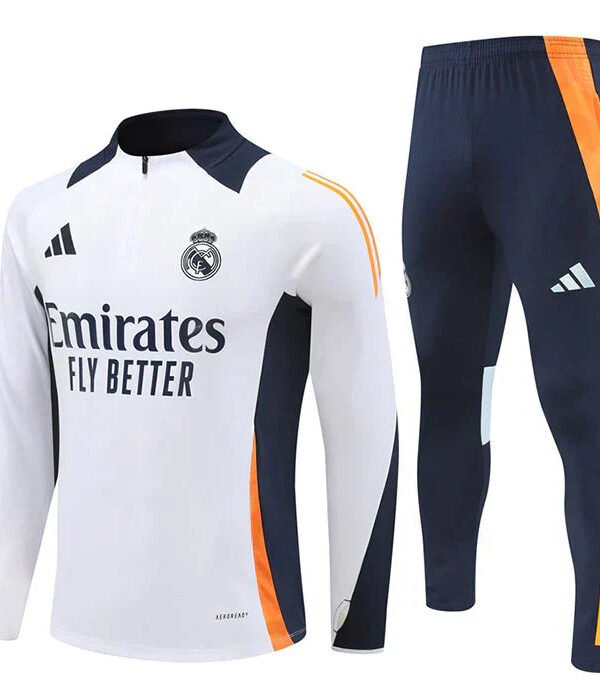 Conjunto Treino Real Madrid 24/25 - Branco