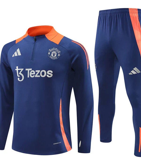 Conjunto Treino Manchester United 24/25 - Azul