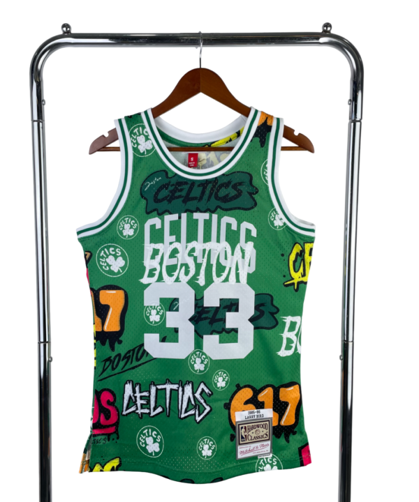 Regata NBA Boston Celtics Mitchell & Ness 1985/1986 Authentic Bird 33 - Verde