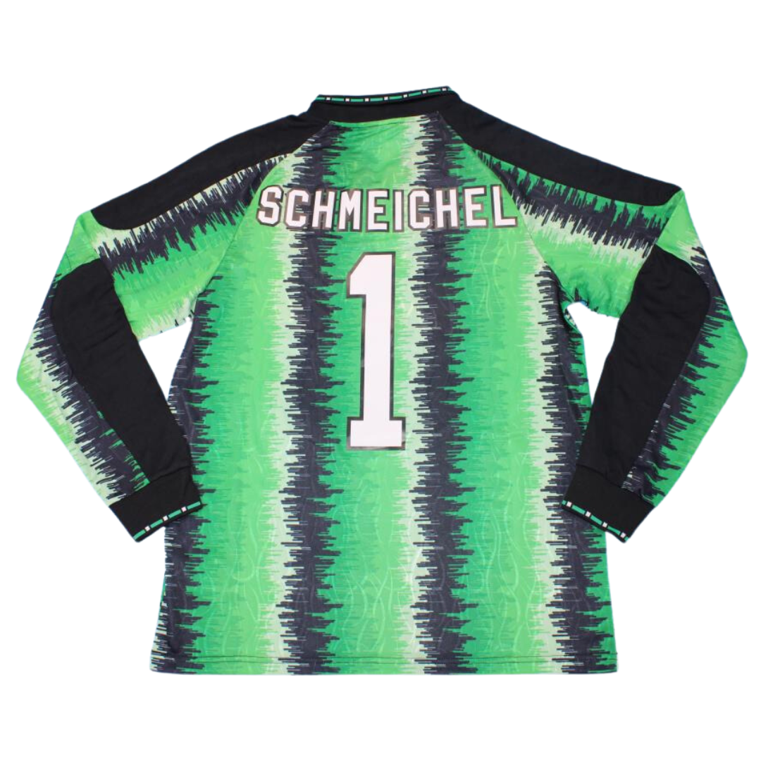 Camisa Manchester United Manga Longa 90/92 - Versão Retrô "Schmeichel" Nº 1