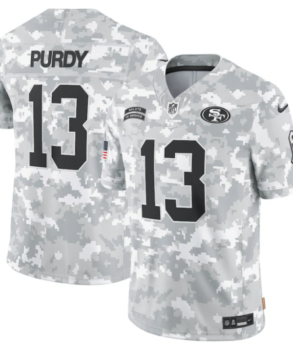Camisa NFL San Francisco 49ers Vapor F.U.S.E. Limited Jersey Salute To Service 2024