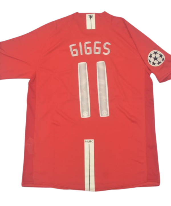 Camisa Manchester United UCL Final 07/08 - Versão Retrô "Giggs" Nº 11