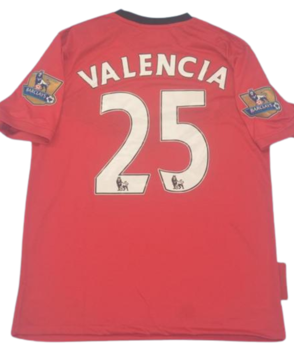 Camisa Manchester United Home 09/10 - Versão Retrô "Valencia" Nº 25