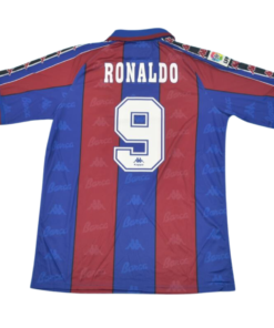 Camisa Retrô Barcelona Home 96/97 "Ronaldo" N°.9