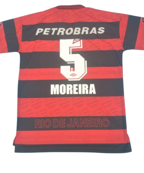 Camisa Flamengo Home 95/96 - Versão Retrô "Moreira" Nº 5