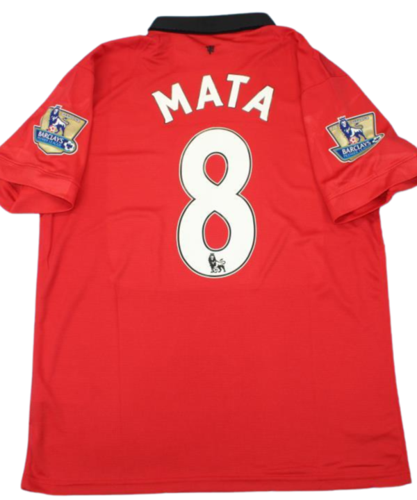 Camisa Manchester United Home 13/14 - Versão Retrô "Mata" Nº 8